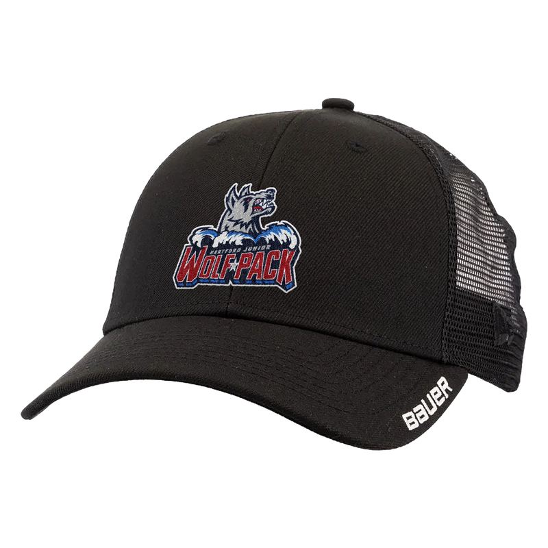 Hartford Jr. Wolfpack Bauer Youth Team Mesh Snapback