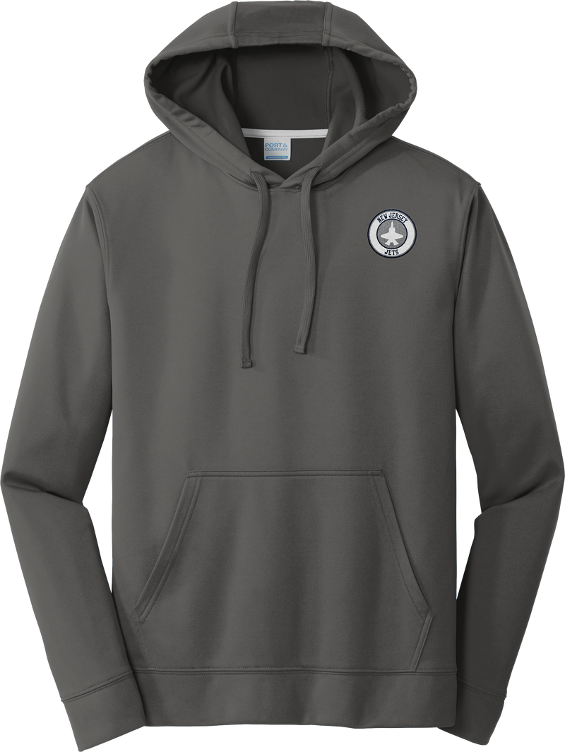 NJ Jets Performance Fleece Pullover Hooded Sweatshirt