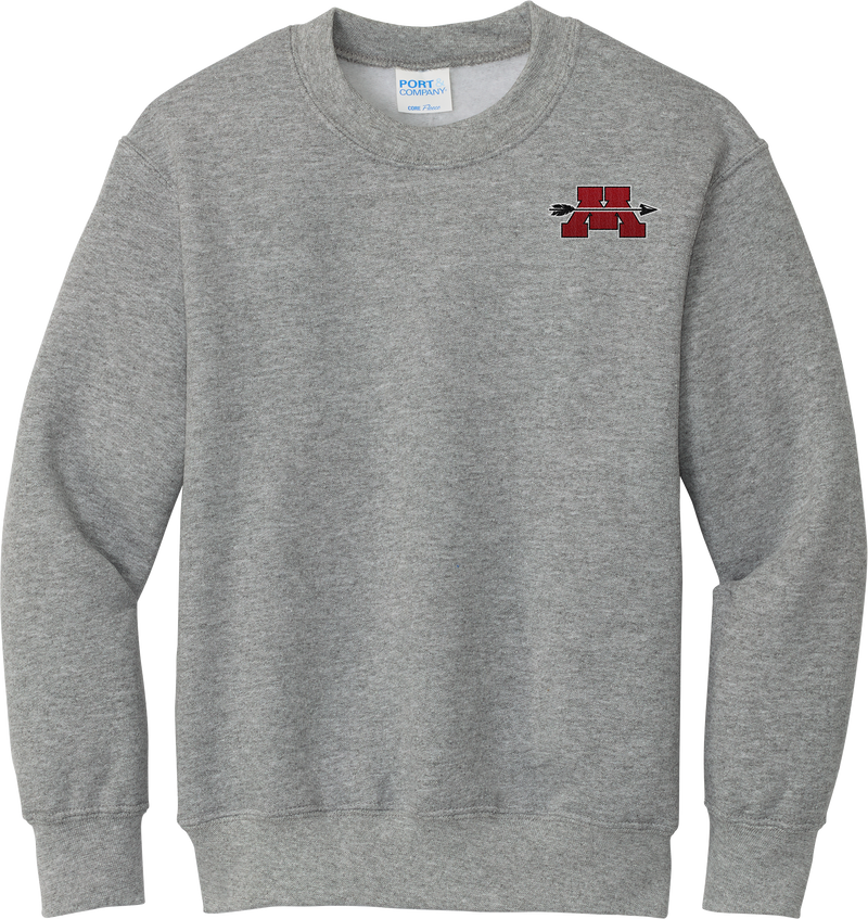 Mercer Arrows Youth Core Fleece Crewneck Sweatshirt