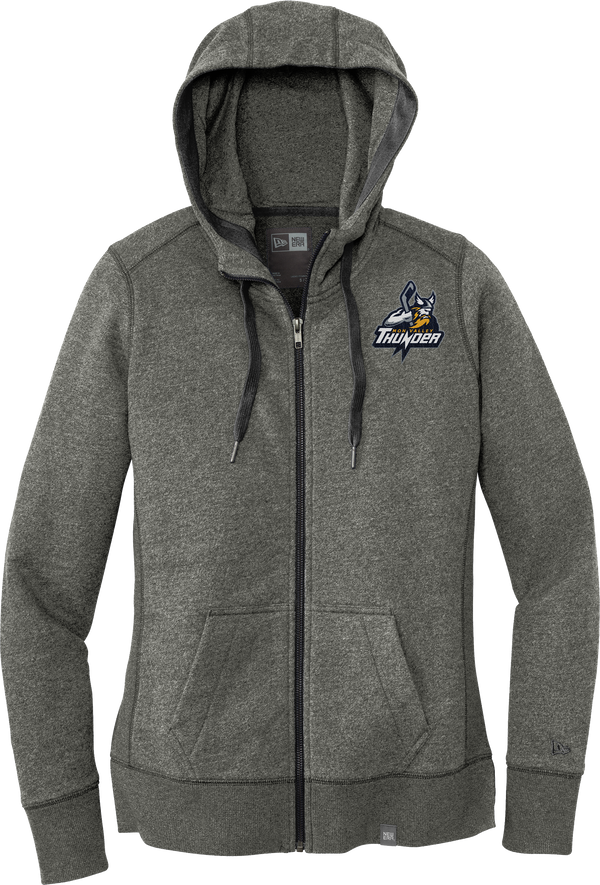 Mon Valley Thunder New Era Ladies French Terry Full-Zip Hoodie