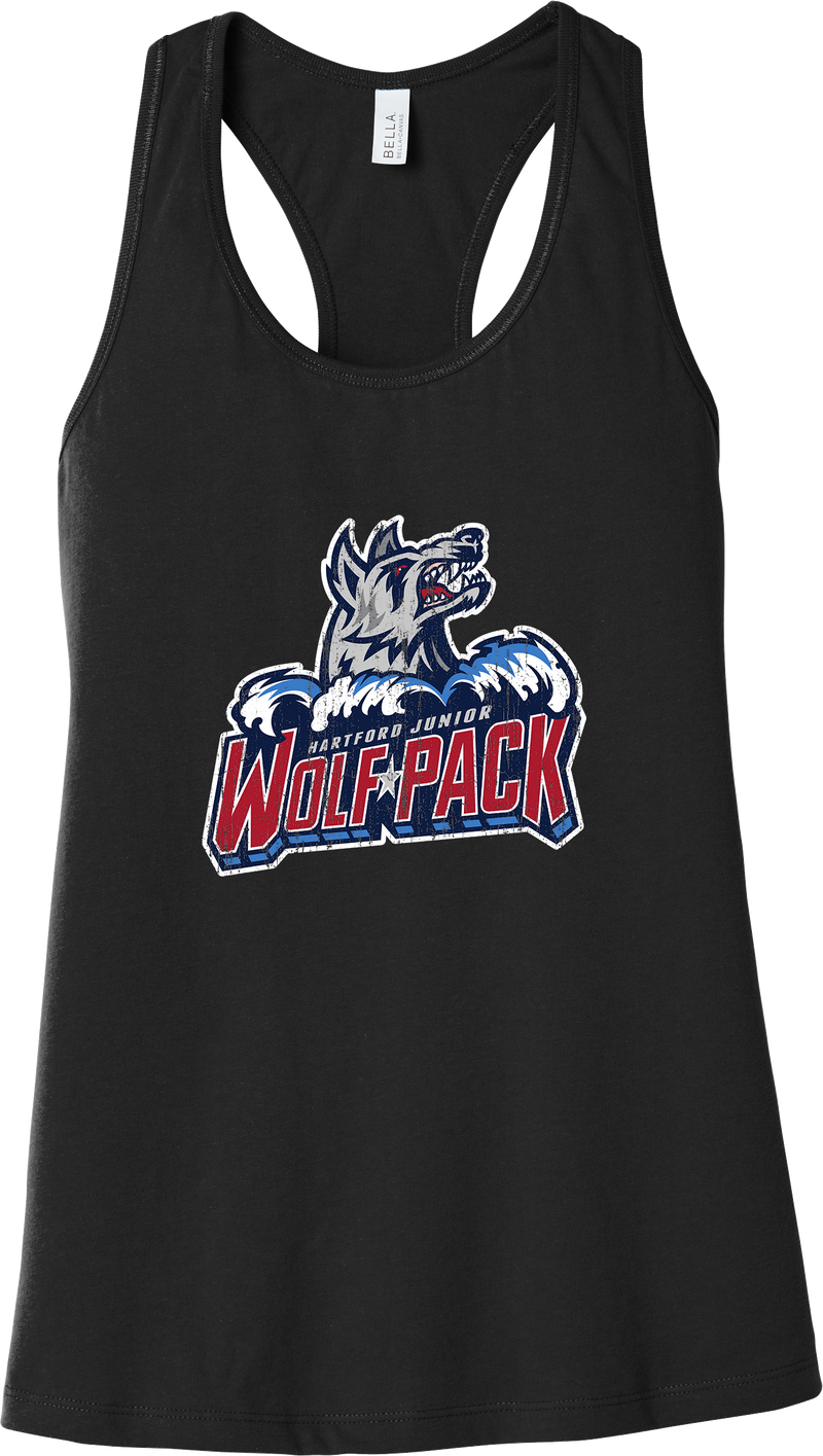 Hartford Jr. Wolfpack Womens Jersey Racerback Tank