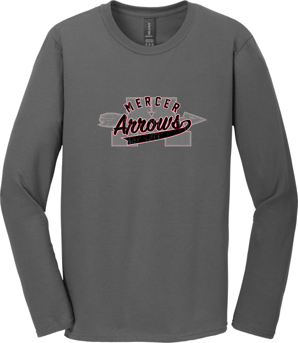 Mercer Arrows Softstyle Long Sleeve T-Shirt