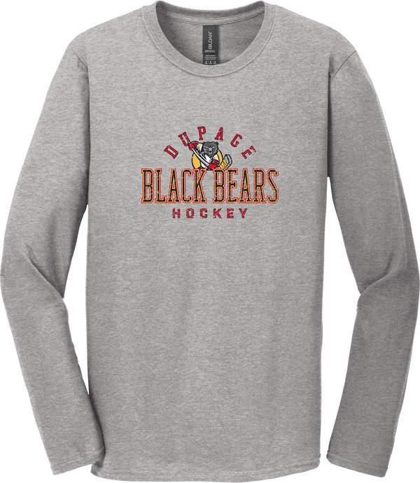 Dupage Black Bears Softstyle Long Sleeve T-Shirt