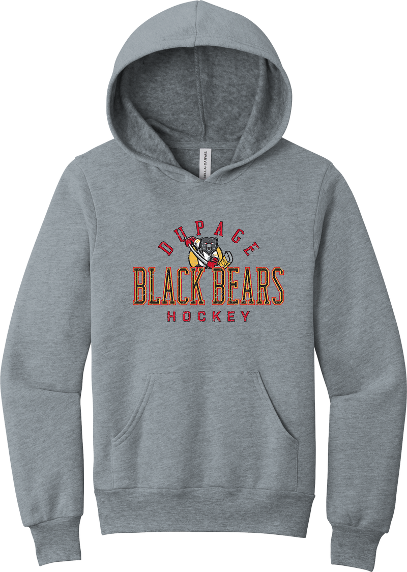 Dupage Black Bears Youth Sponge Fleece Pullover Hoodie