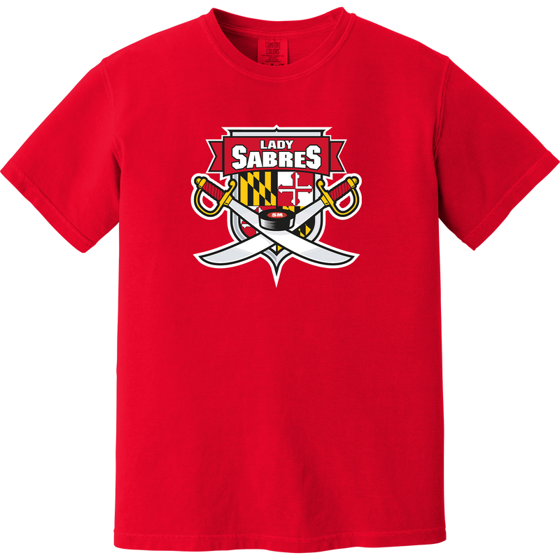 SOMD Lady Sabres Heavyweight Ring Spun Tee