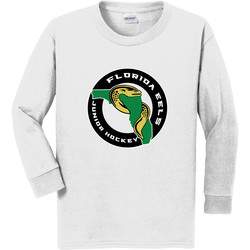 Florida Eels Youth Heavy Cotton Long Sleeve T-Shirt