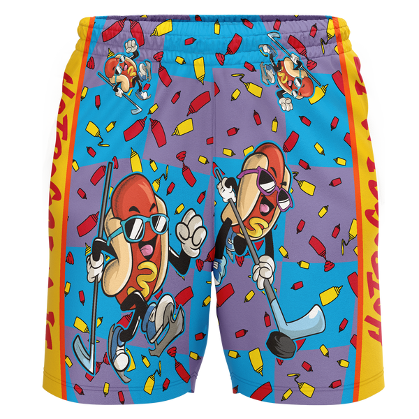Going Yard Hot Dog Youth Workout Wear Shorts