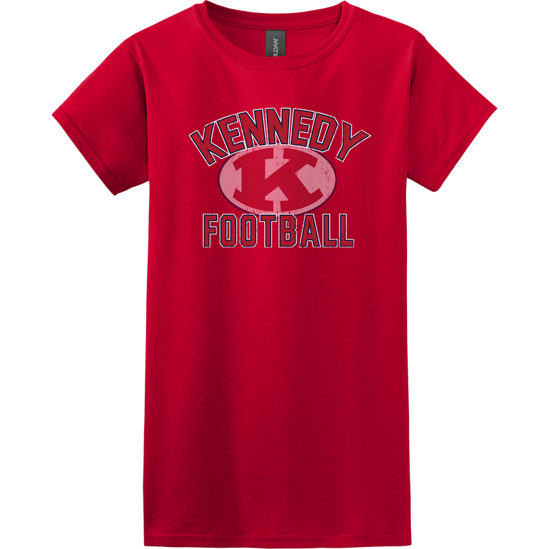 JFK Knights Football Softstyle Ladies' T-Shirt