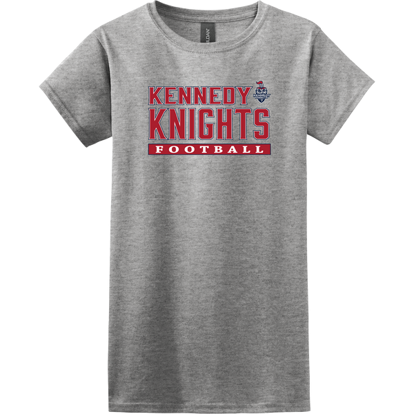 JFK Knights Football Softstyle Ladies' T-Shirt