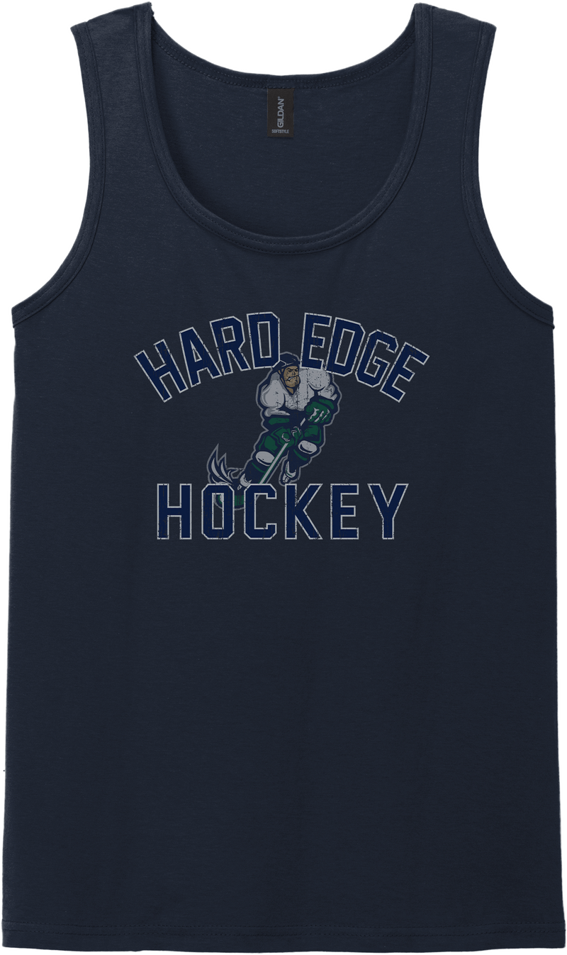 Hard Edge Hockey Softstyle Tank Top