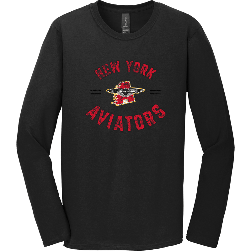 NY Aviators Softstyle Long Sleeve T-Shirt