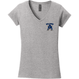 Chicago Bulldogs Softstyle Ladies Fit V-Neck T-Shirt