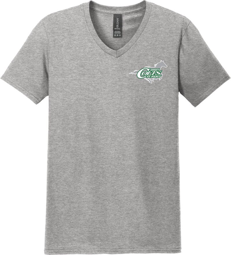 NJ Colts Softstyle V-Neck T-Shirt