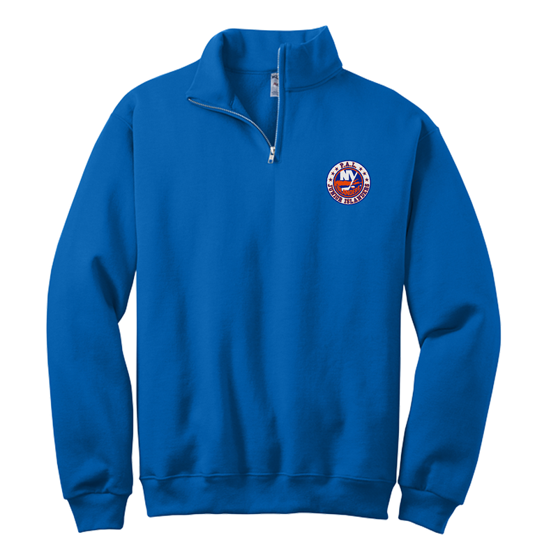 PAL Jr. Islanders NuBlend 1/4-Zip Cadet Collar Sweatshirt