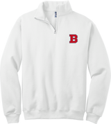 CT Bobcats NuBlend 1/4-Zip Cadet Collar Sweatshirt