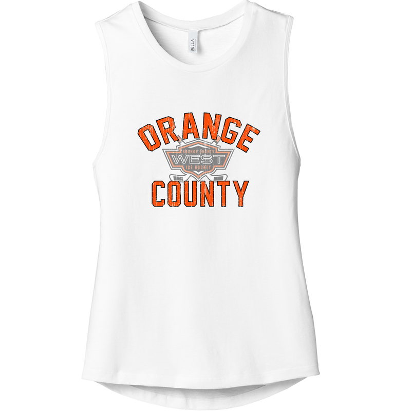 Orange County West Womens Jersey Muscle Tank