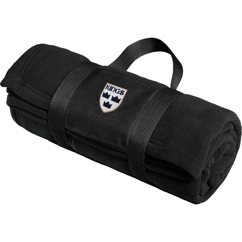 Lady Kings Fleece Blanket with Carrying Strap