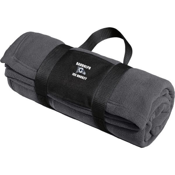 Randolph Recreation Fleece Blanket with Carrying Strap