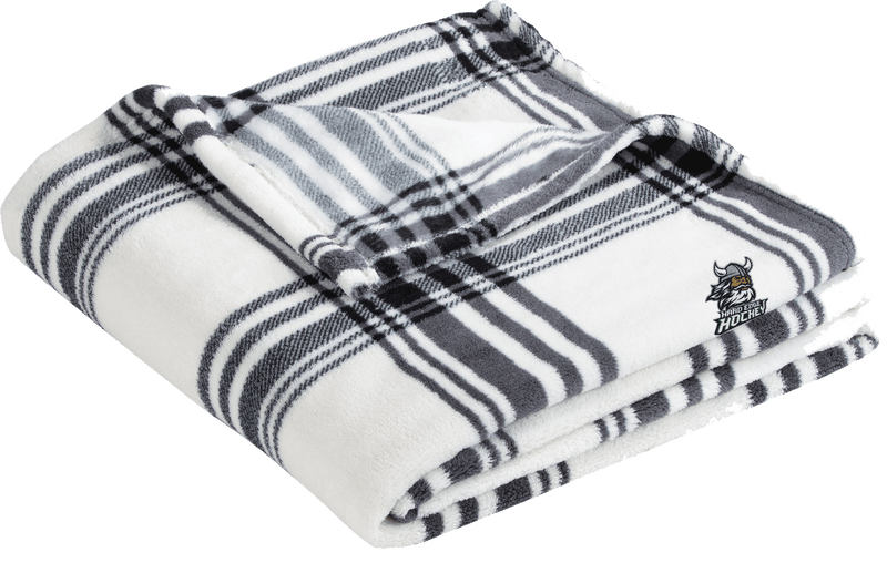 Hard Edge Hockey Ultra Plush Blanket