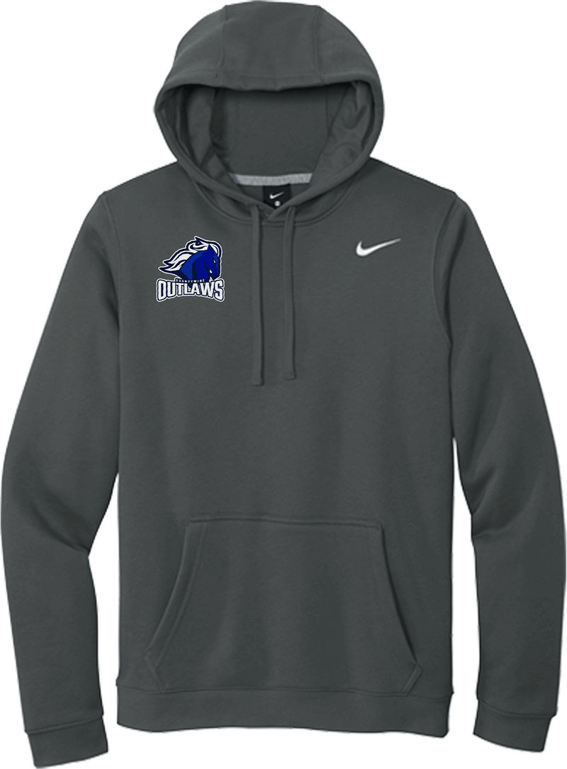 Brandywine Outlaws Nike Club Fleece Pullover Hoodie