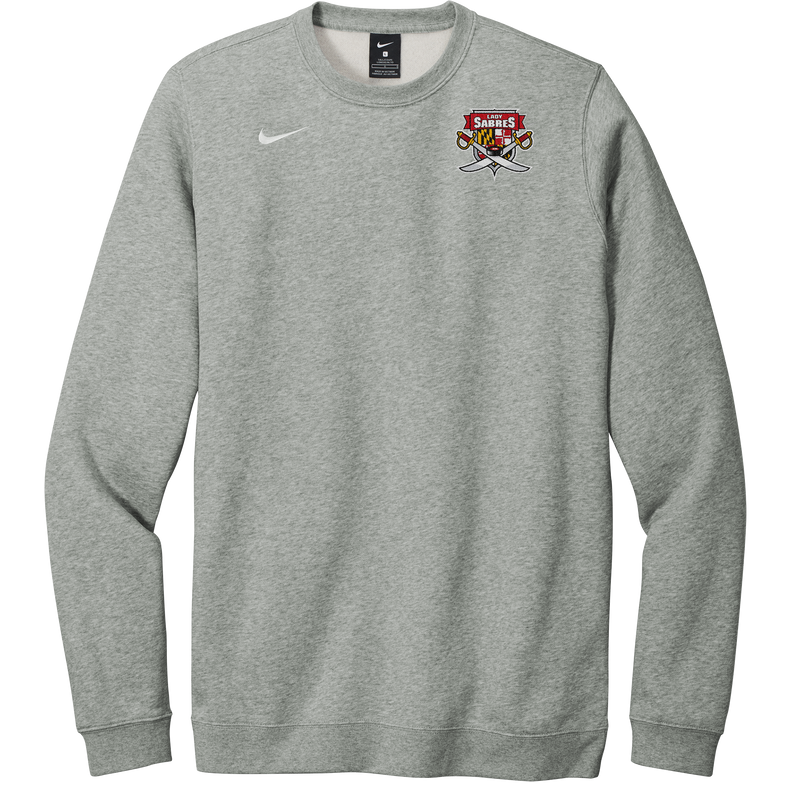 SOMD Lady Sabres Nike Club Fleece Crew