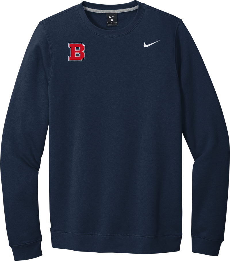 CT Bobcats Nike Club Fleece Crew