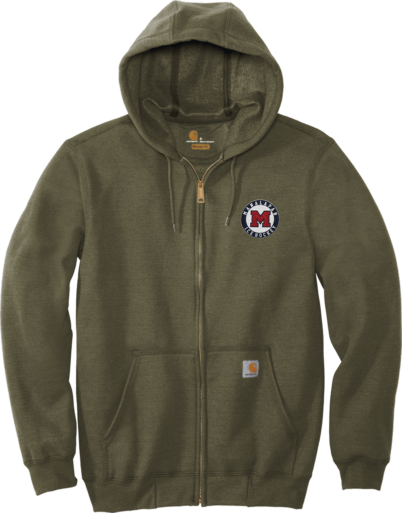 Manalapan Hockey Carhartt Midweight Hooded Zip-Front Sweatshirt