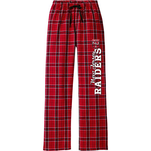 NJ Raiders Women's Flannel Plaid Pant