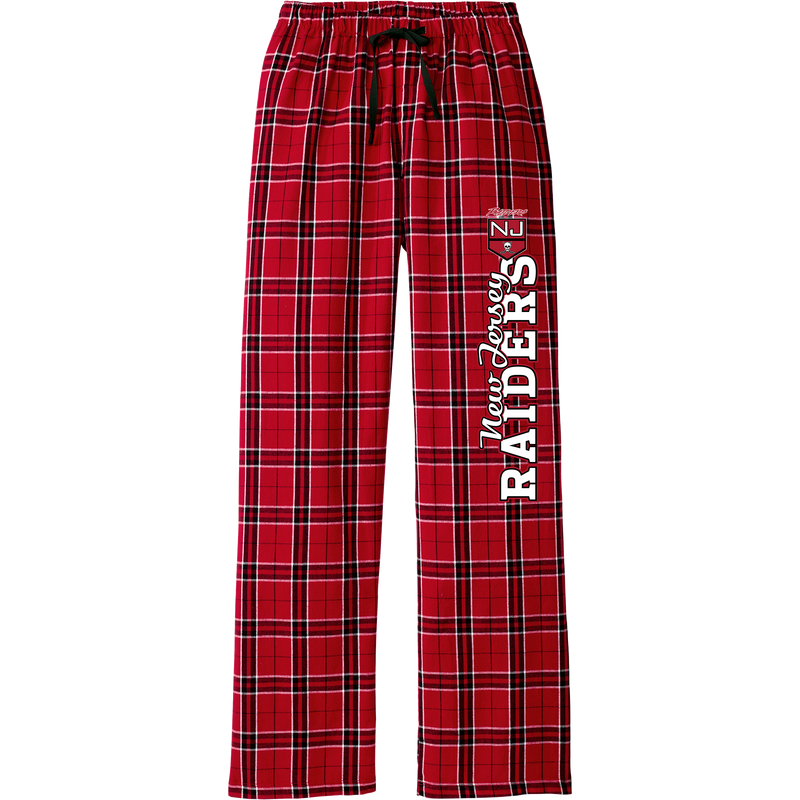 NJ Raiders Women's Flannel Plaid Pant