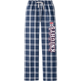 Knights Youth Football Women’s Flannel Plaid Pant