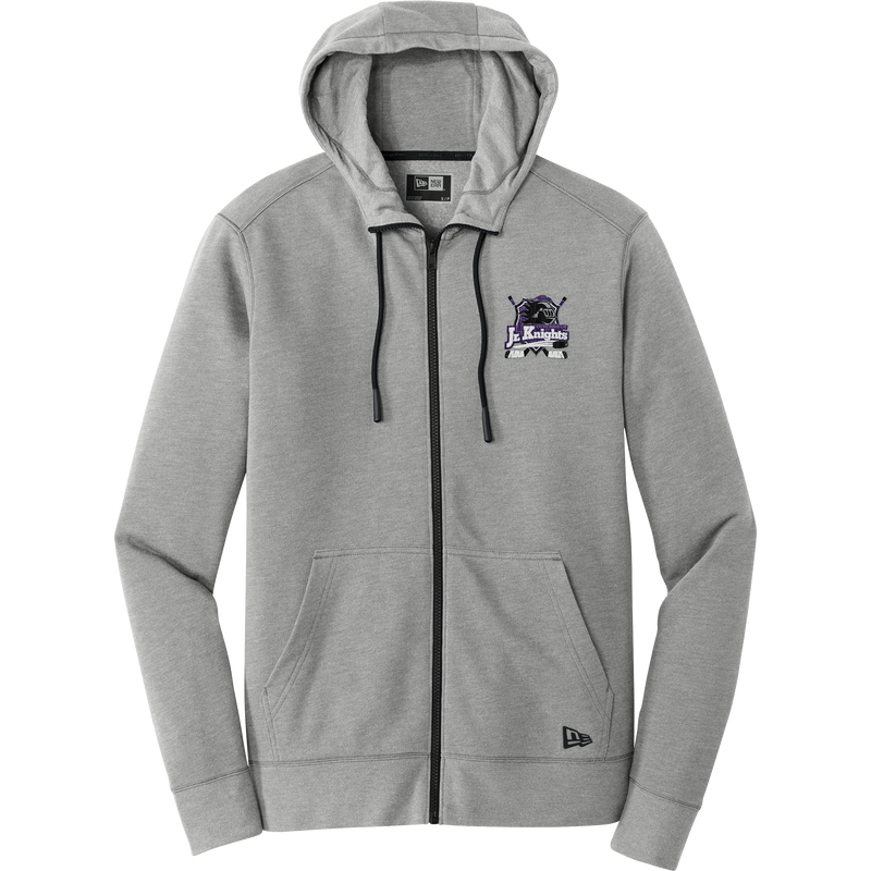 Old Bridge Jr. Knights New Era Tri-Blend Fleece Full-Zip Hoodie