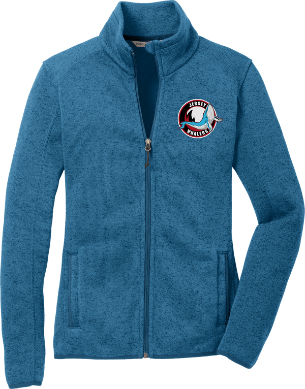 Jersey Shore Whalers Ladies Sweater Fleece Jacket