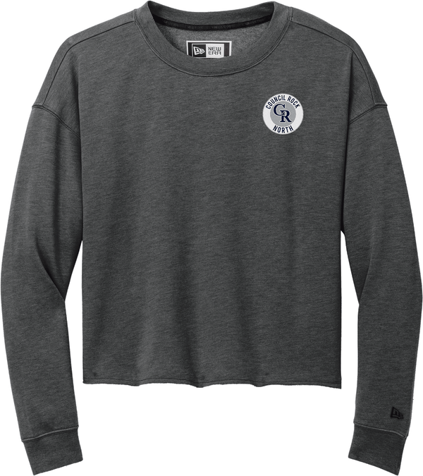 Council Rock North New Era Ladies Tri-Blend Fleece Crop Crew