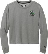 Atlanta Madhatters New Era Ladies Tri-Blend Fleece Crop Crew