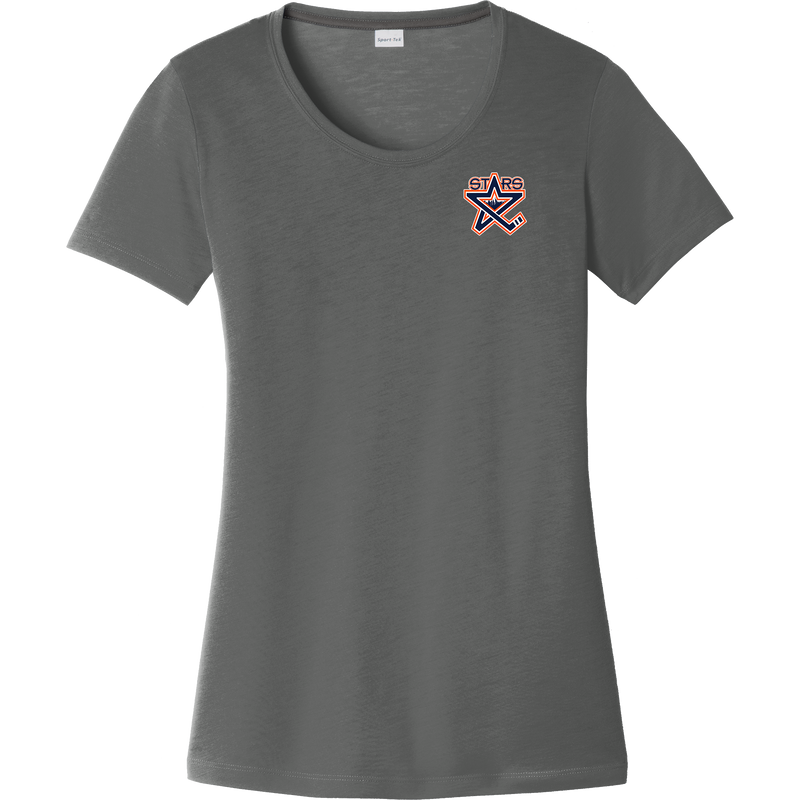 NY Stars Ladies PosiCharge Competitor Cotton Touch Scoop Neck Tee