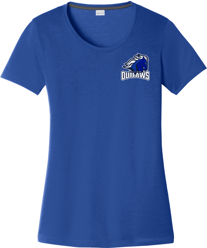 Brandywine Outlaws Ladies PosiCharge Competitor Cotton Touch Scoop Neck Tee