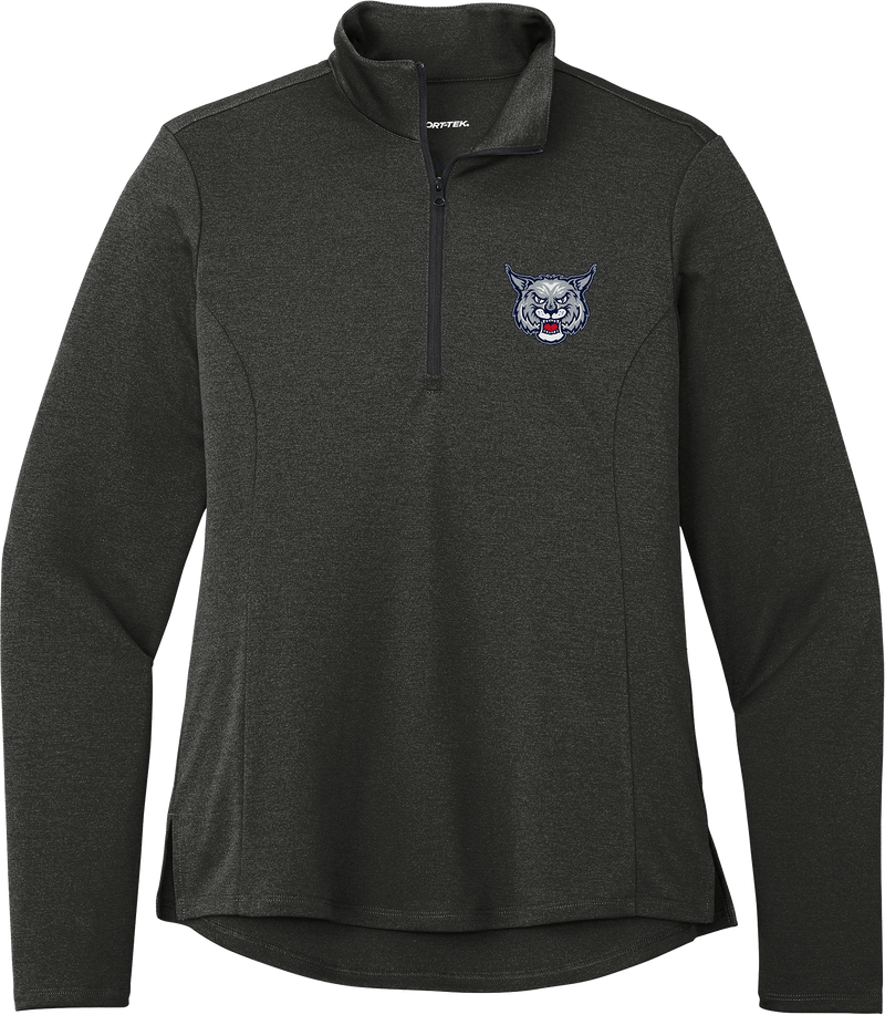 CT Bobcats Ladies Endeavor 1/2-Zip Pullover