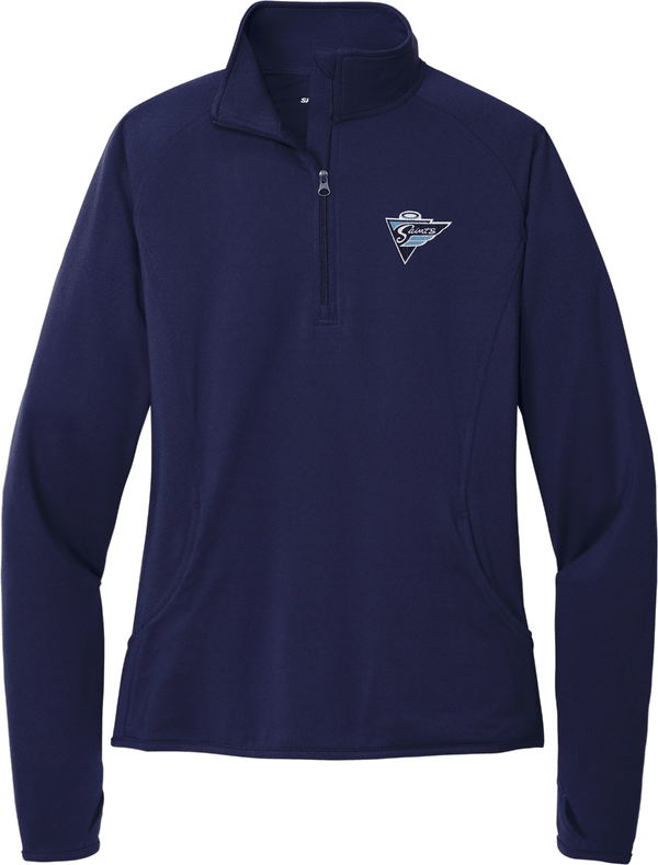 Ramapo Saints Ladies Sport-Wick Stretch 1/4-Zip Pullover