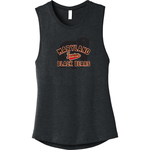 MD Jr. Black Bears Womens Jersey Muscle Tank