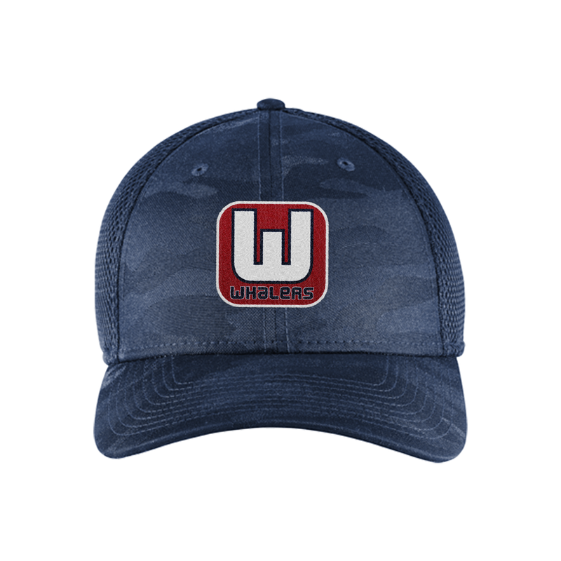 CT Whalers Tier 1 New Era Tonal Camo Stretch Tech Mesh Cap