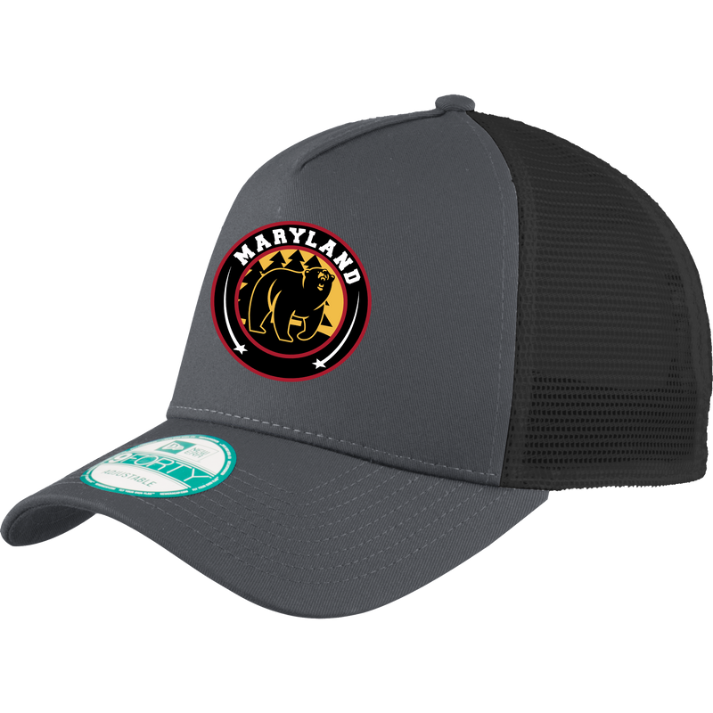 Maryland Black Bears New Era Snapback Trucker Cap