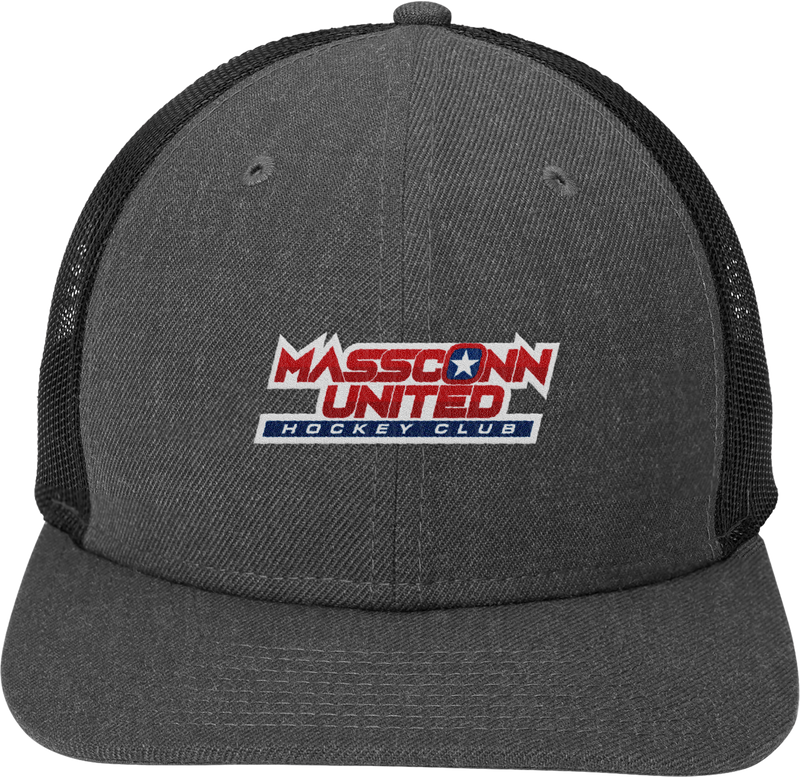 Mass Conn United New Era Snapback Low Profile Trucker Cap