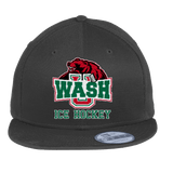 Wash U New Era Flat Bill Snapback Cap