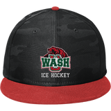 Wash U New Era Camo Flat Bill Snapback Cap