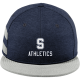 Midd South Athletics New Era Shadow Heather Striped Flat Bill Snapback Cap