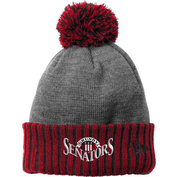 Grundy Senators New Era Colorblock Cuffed Beanie