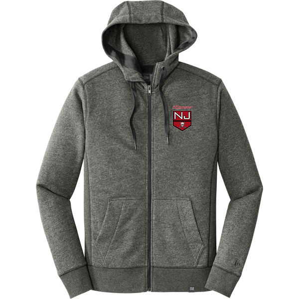 NJ Raiders New Era French Terry Full-Zip Hoodie