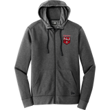 NJ Raiders New Era Tri-Blend Fleece Full-Zip Hoodie