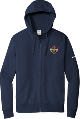 Delaware Ducks Nike Club Fleece Sleeve Swoosh Full-Zip Hoodie