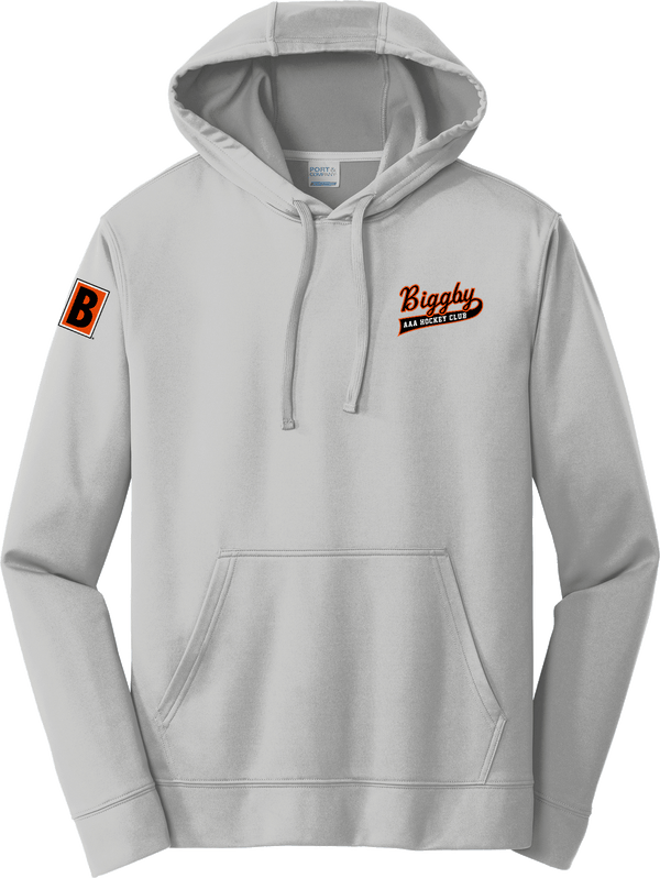 Biggby Coffee AAA Performance Fleece Pullover Hooded Sweatshirt